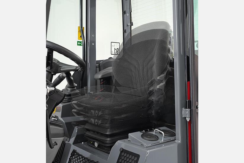 Weidemann Hoftrac 1160, 1190e, Driver's seat without joystick Console with suspension