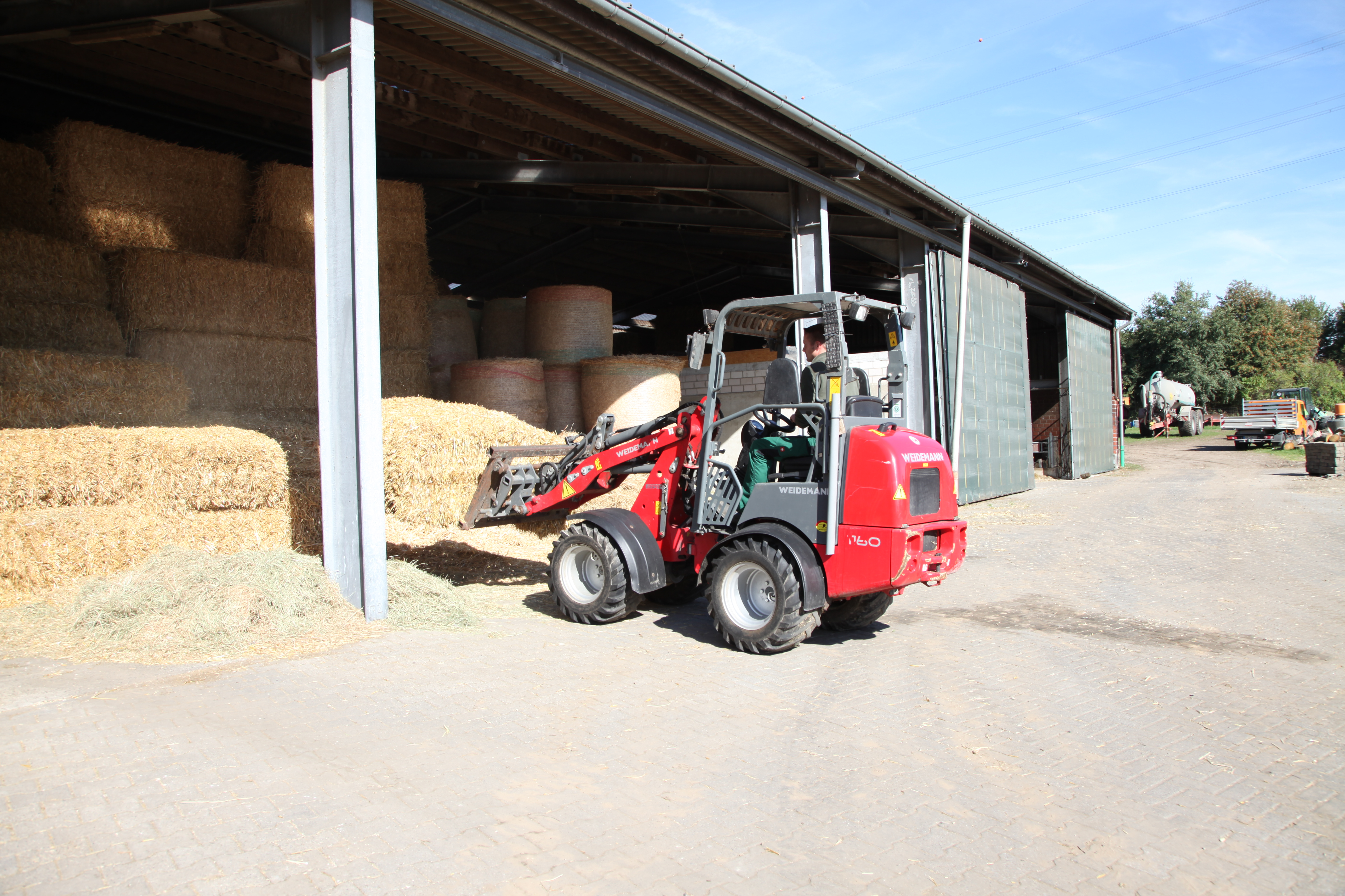 Weidemann Hoftrac 1160 im Einsatz
