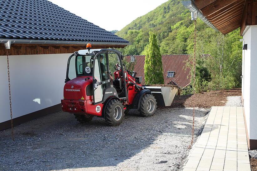 Weidemann Hoftrac 1370 im Einsatz