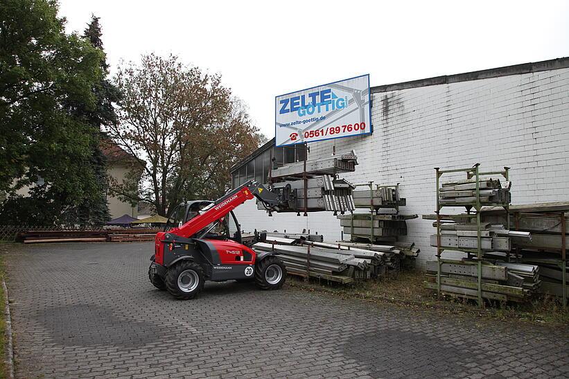 Weidemann Teleskoplader T4512 im Einsatz