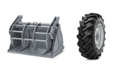 Weidemann accessories, attachments and tyres