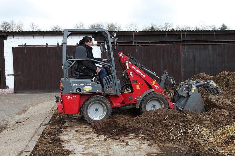 Weidemann 1140 im Einsatz