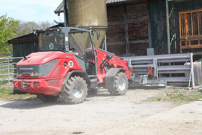 Weidemann Teleskopradlader 2060T im Einsatz