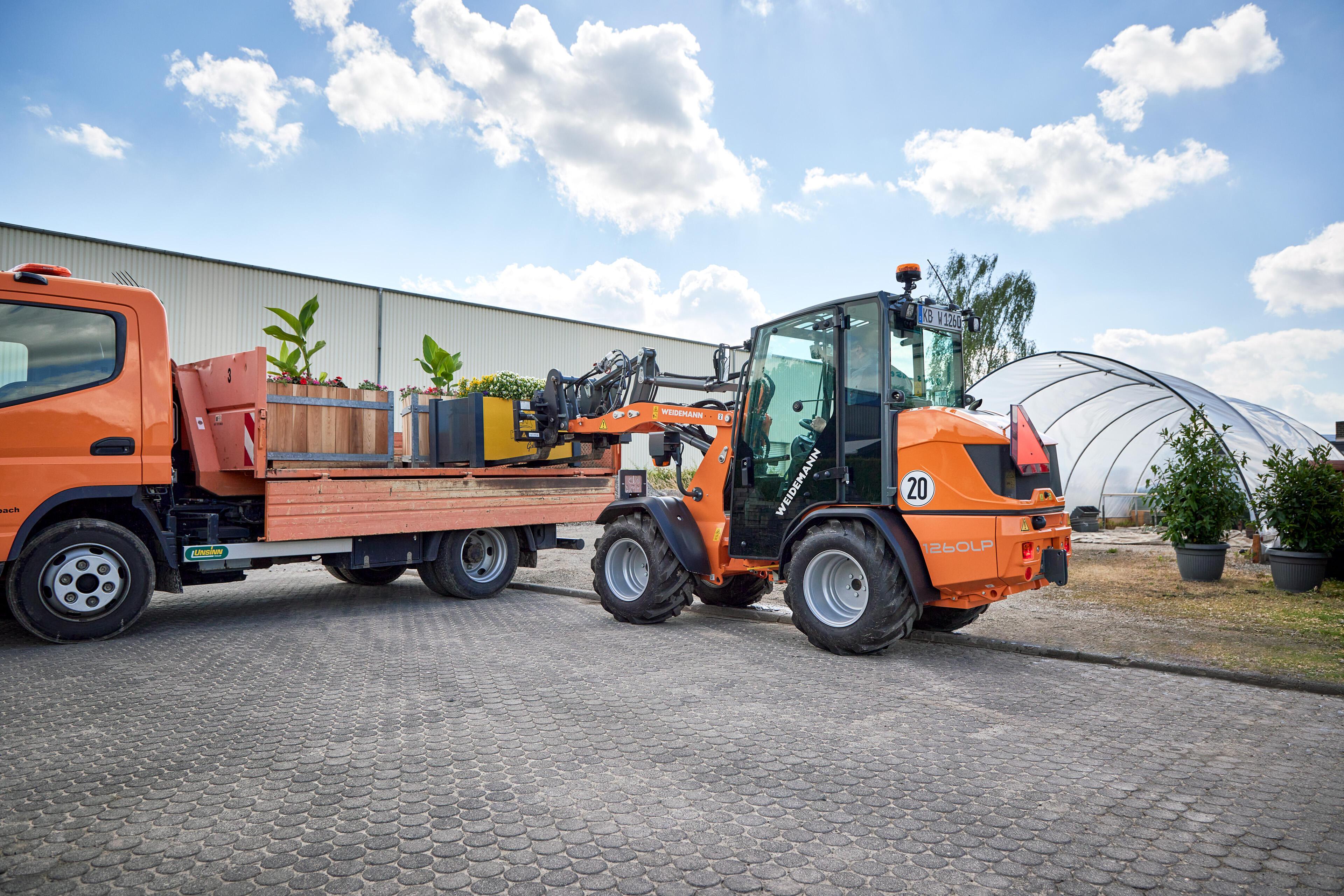 Weidemann Hoftrac 1260LP im Einsatz