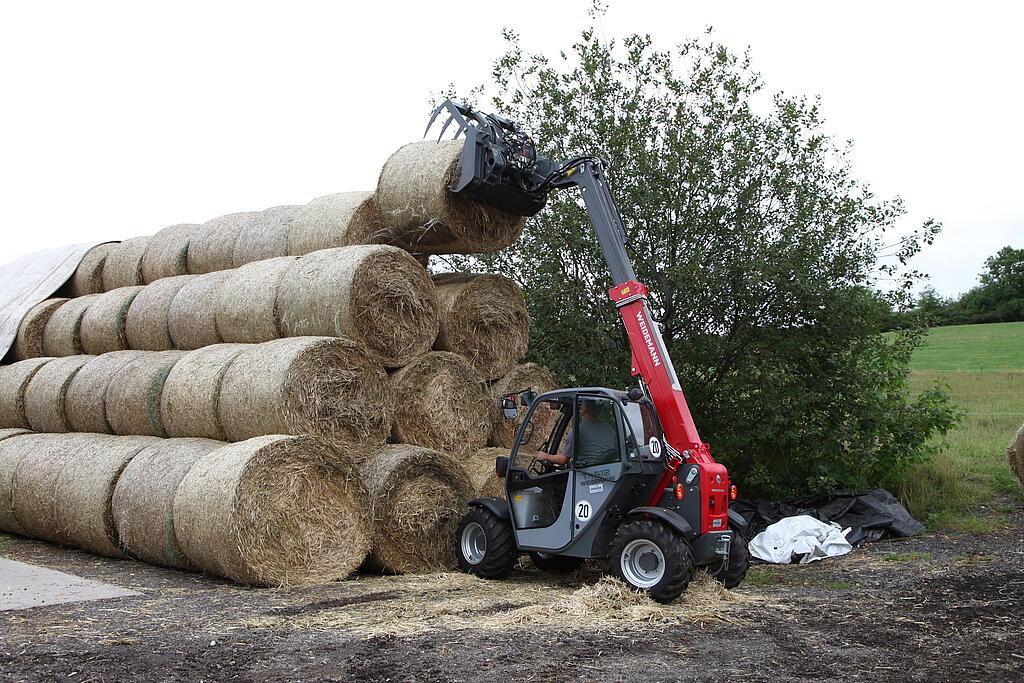 Weidemann Teleskoplader T4512 im Einsatz