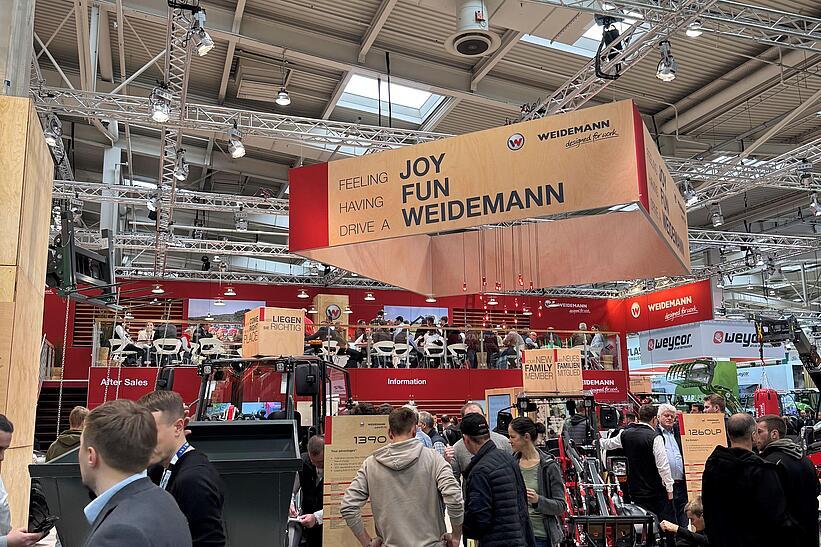 Weidemann Messestand Agritechnica 2025