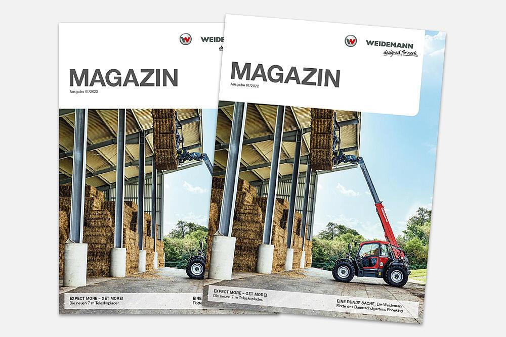 Cover von zwei Weidemann Magazinen