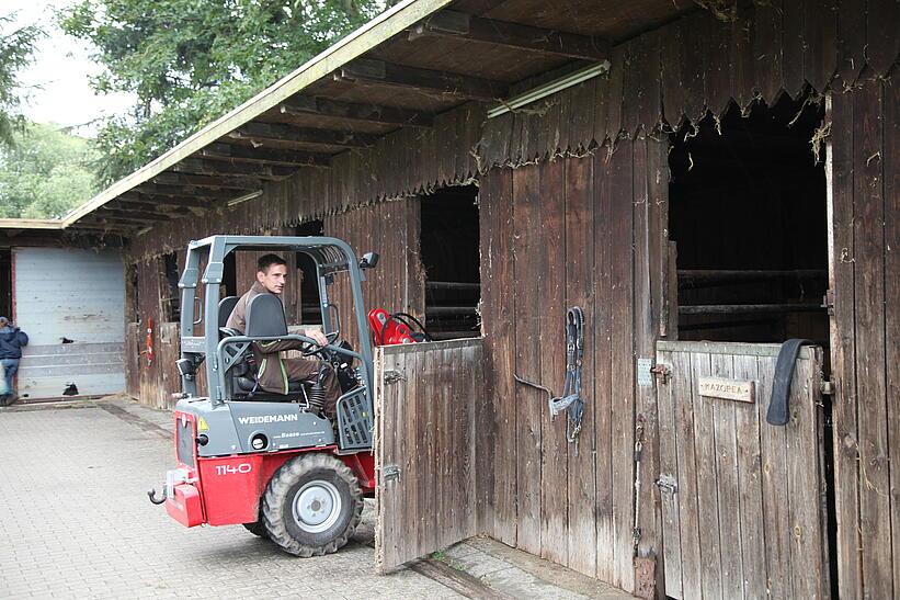 Weidemann Hoftrac 1140 im Einsatz