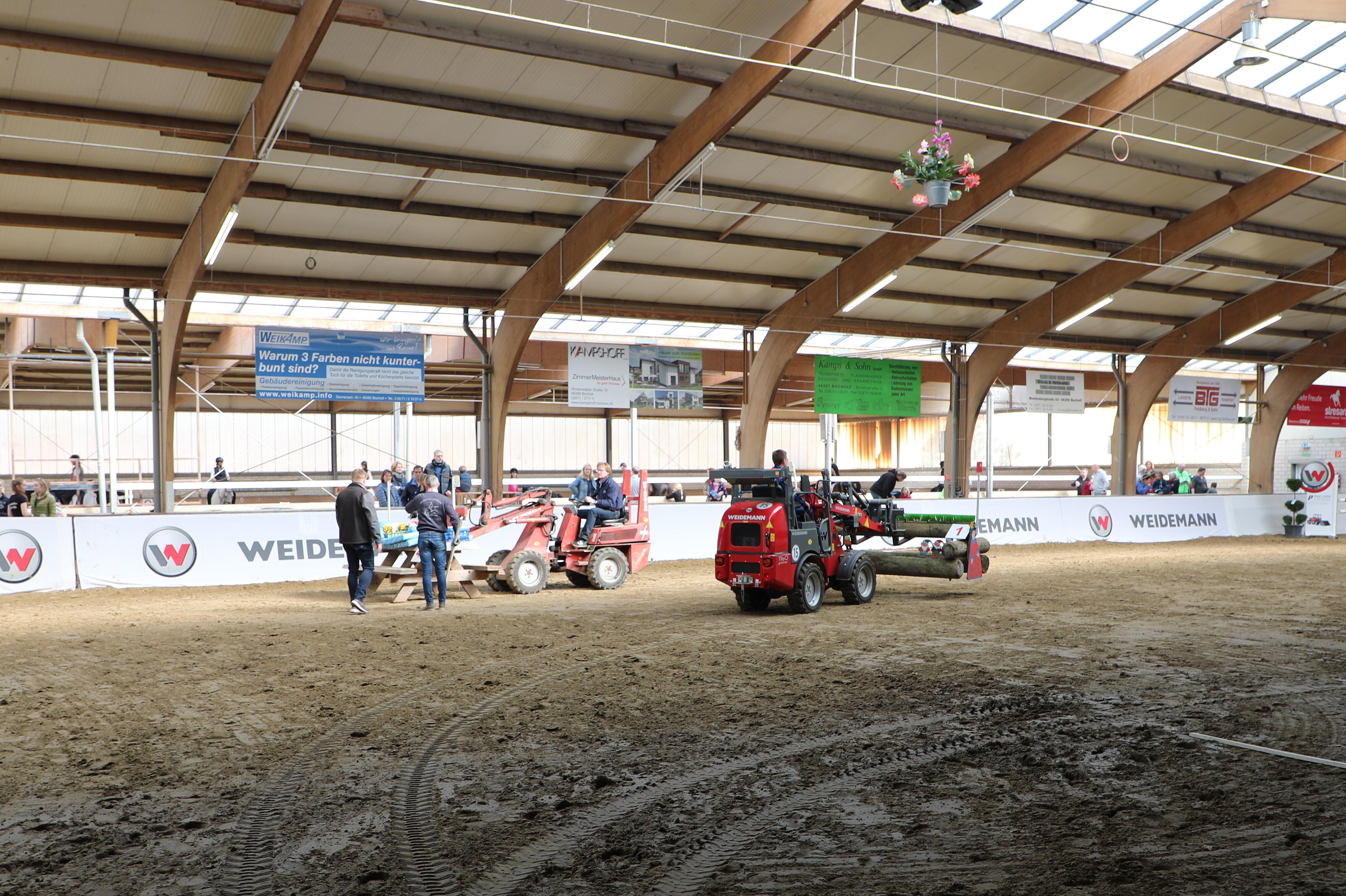 Weidemann 1160 eHoftrac im Einsatz