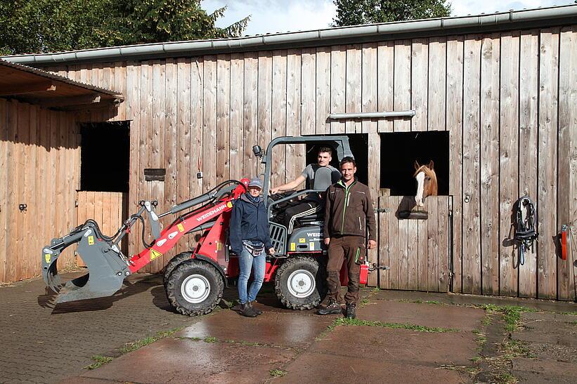 Weidemann Hoftrac 1140 im Einsatz