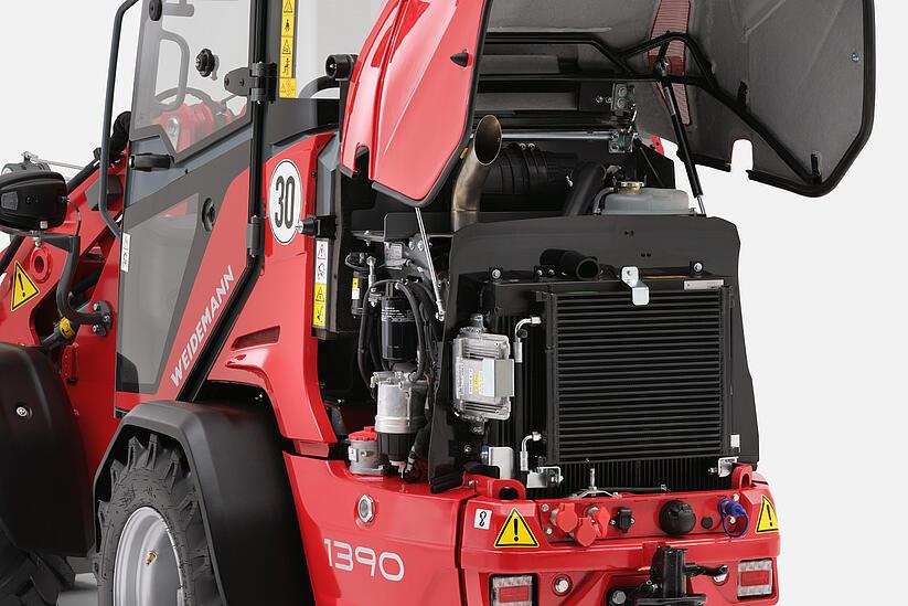 Weidemann Hoftrac 1390, Stage V engine