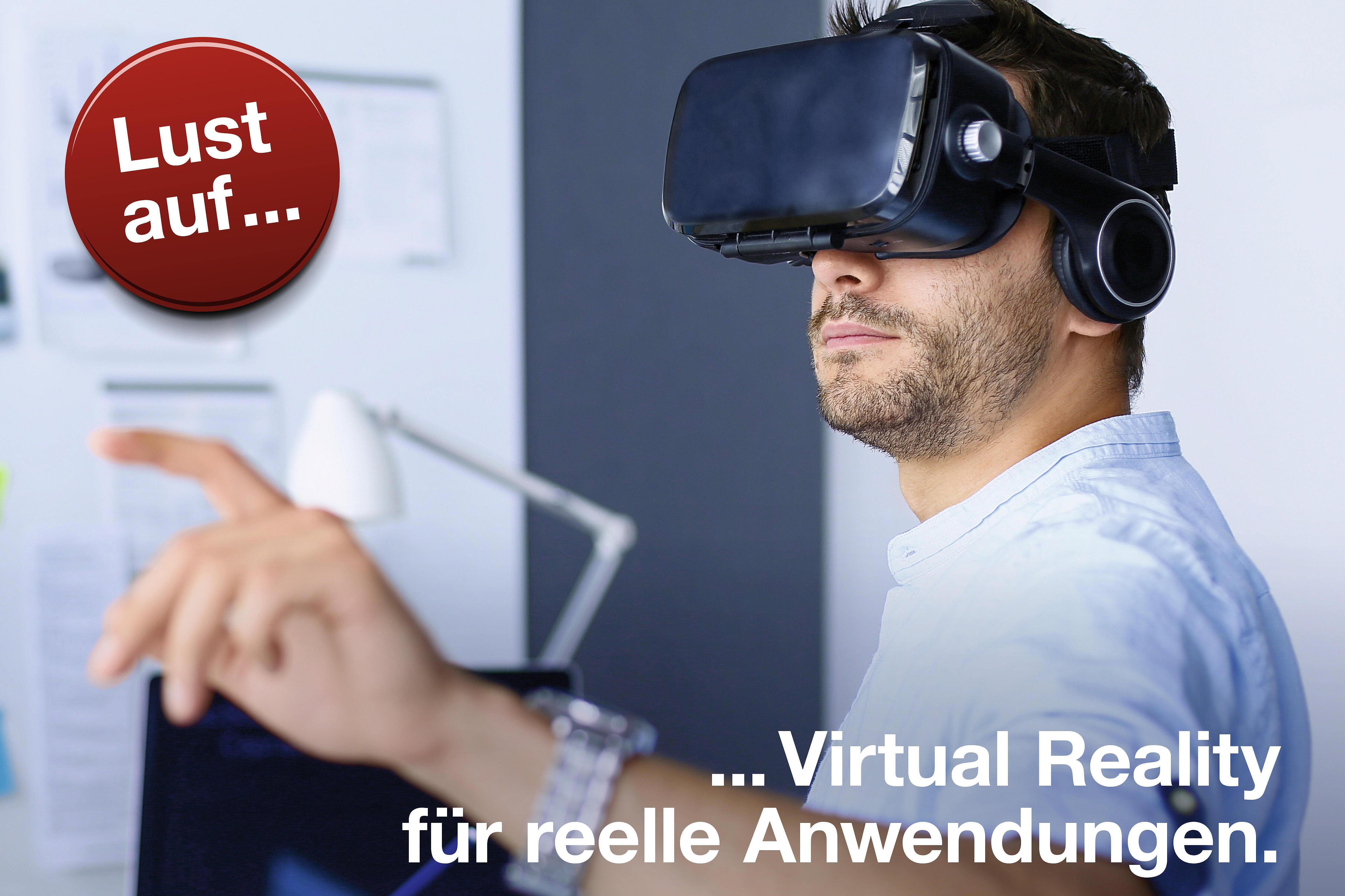 Weidemann Personalkampagne Lust auf - Mitarbeiter trägt Virtaul Reality Brille