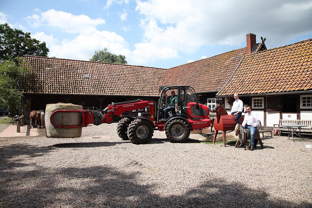 Weidemann Teleskopradlader 3080LPT im Einsatz