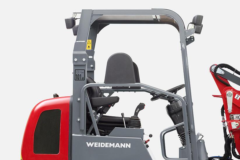 Weidemann Hoftrac 1280, Overhead guard