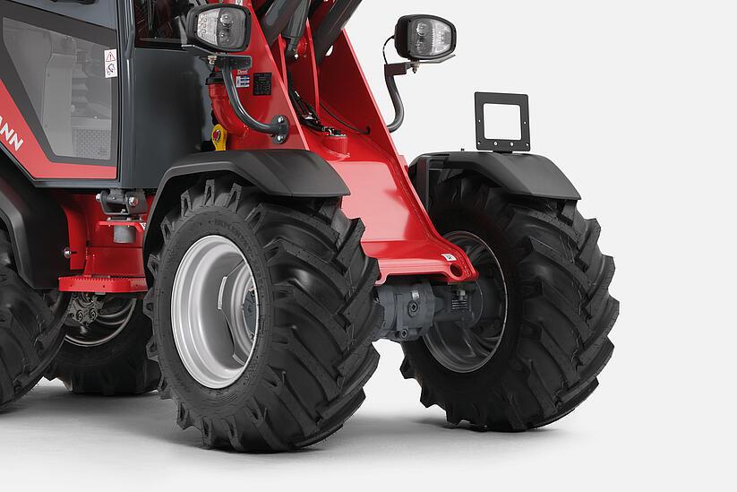 Weidemann Hoftrac 1390, Differential lock