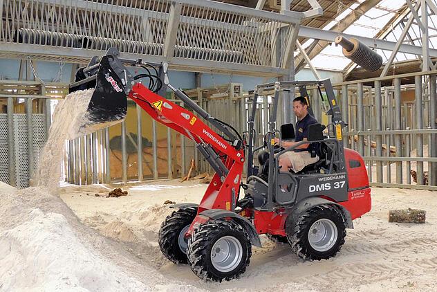 Weidemann 1160 eHoftrac im Einsatz