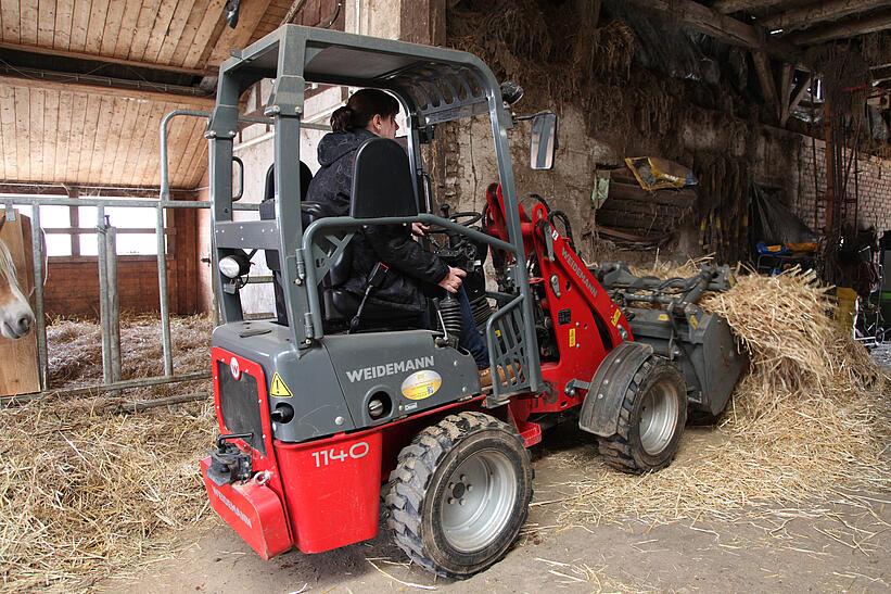 Weidemann 1140 im Einsatz