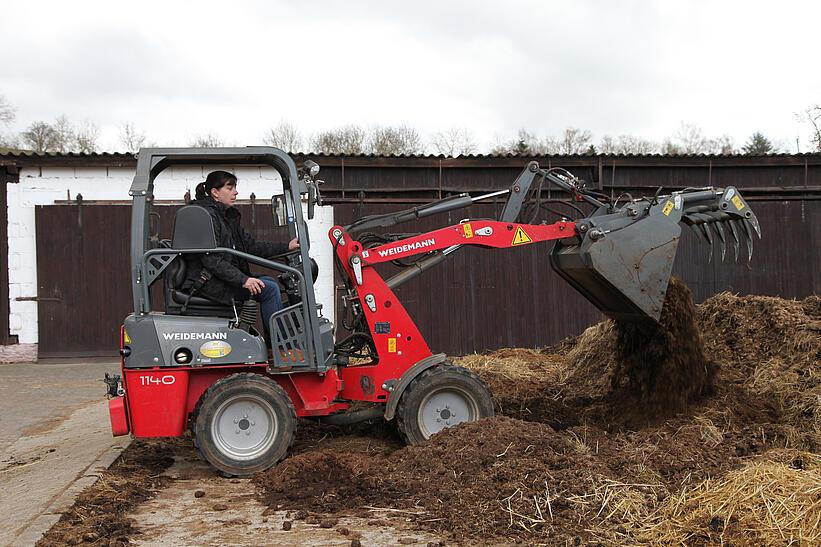 Weidemann 1140 im Einsatz