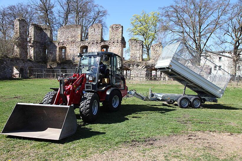 Weidemann Radlader 3070 CX80 im Einsatz
